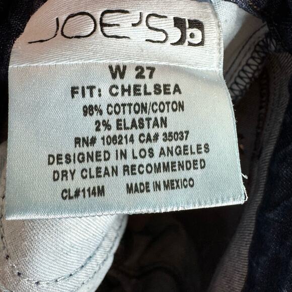 Joe's Jeans Medium Wash Chelsea Skinny Jeans 27 - Picture 6 of 7
